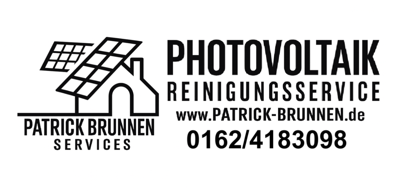 Solaranlage reinigen lassen NRW & Deutschland | Patrick Brunnen Services. Professionelle Photovoltaik-Reinigung mit Osmosewasser und modern.